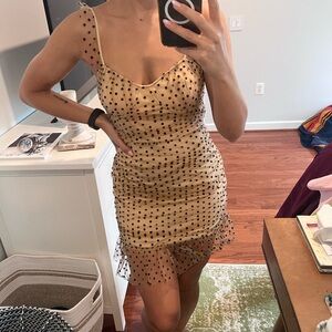 Pretty Little Thing Polka Dot Dress, Cocktail Dress, Size 8